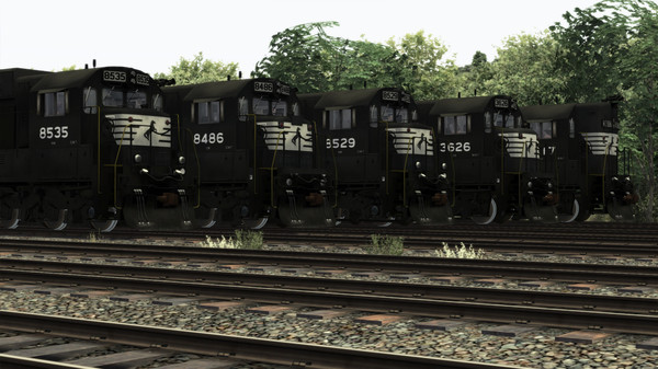 Скриншот из Train Simulator: Norfolk Southern Big 7s Loco Add-On