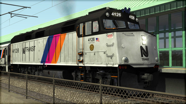 Скриншот из Train Simulator: NJ TRANSIT® F40PH -2CAT Loco Add-On