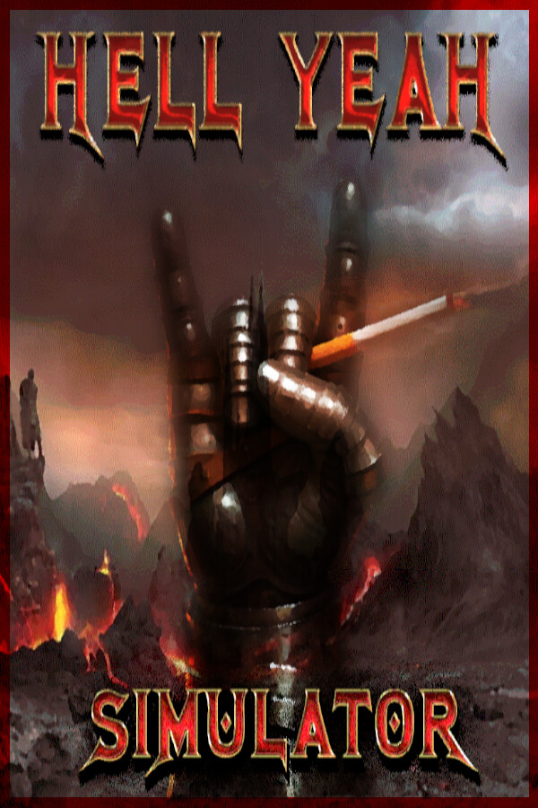 Steam portrait for HELL YEAH simulator.