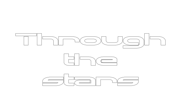 Through the stars Logo