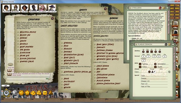 Скриншот из Fantasy Grounds - Savage Worlds: ETU - East Texas University