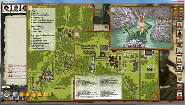 Скриншот из Fantasy Grounds - Savage Worlds: ETU - East Texas University