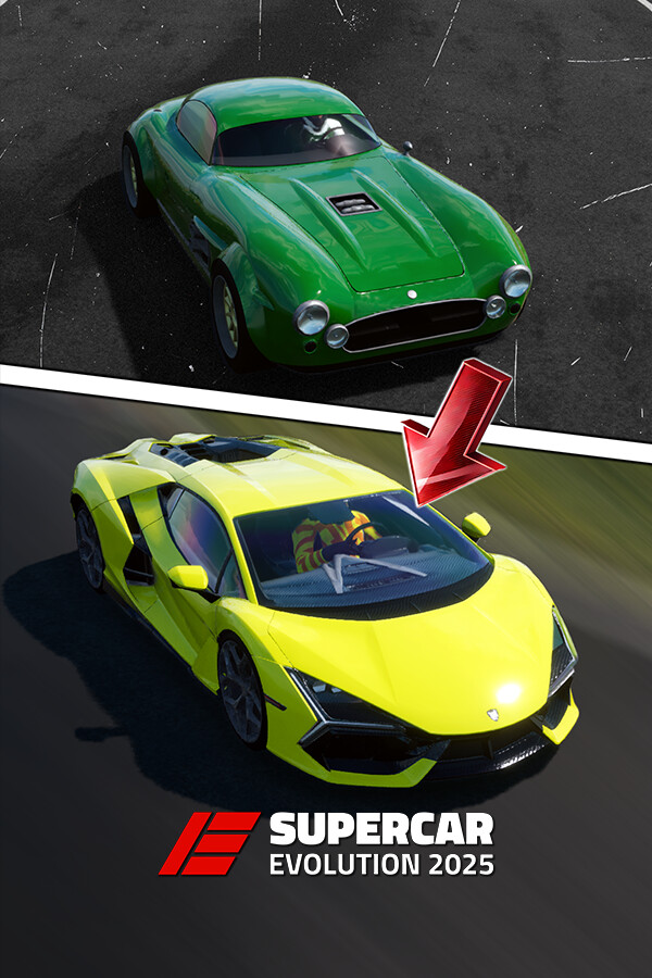 Steam portrait for Supercar Evolution 2025.