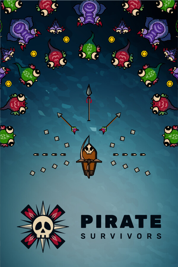 Steam portrait for Pirate Survivors.