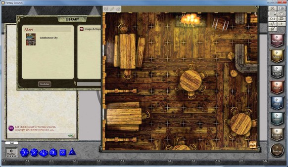 Скриншот из Fantasy Grounds - Maps: Cobblestone City and Inn