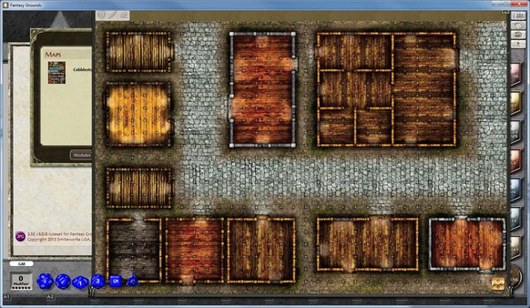 Скриншот из Fantasy Grounds - Maps: Cobblestone City and Inn