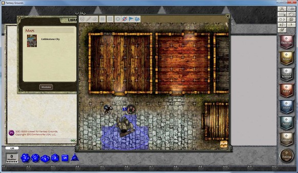 Скриншот из Fantasy Grounds - Maps: Cobblestone City and Inn