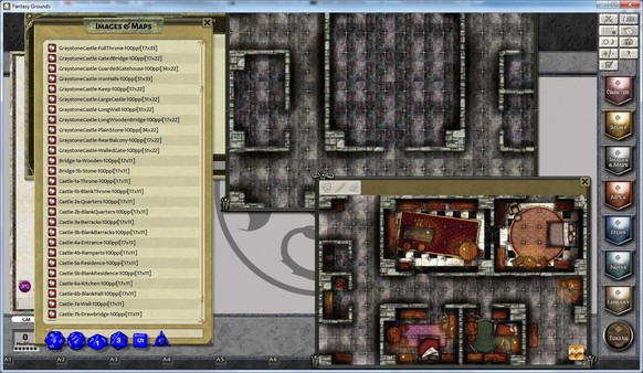 Скриншот из Fantasy Grounds - Maps: Graystone Castle