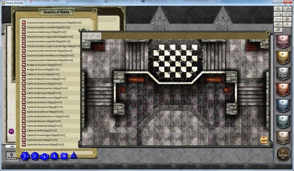 Скриншот из Fantasy Grounds - Maps: Graystone Castle