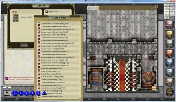 Скриншот из Fantasy Grounds - Maps: Graystone Castle