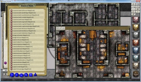 Скриншот из Fantasy Grounds - Maps: Graystone Castle