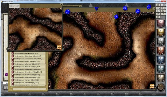 Скриншот из Fantasy Grounds - Maps: Winding Caverns