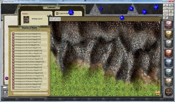 Скриншот из Fantasy Grounds - Maps: Winding Caverns