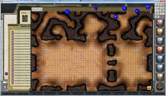 Скриншот из Fantasy Grounds - Maps: Winding Caverns