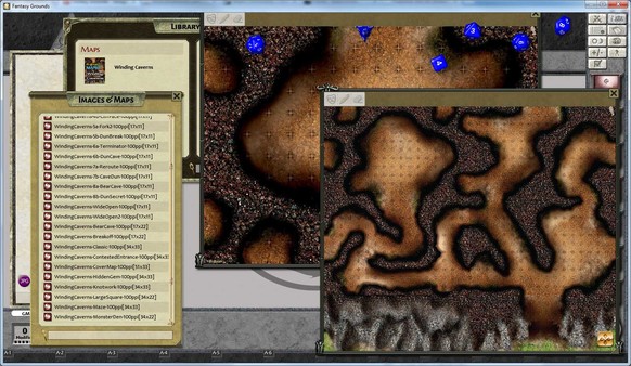 Скриншот из Fantasy Grounds - Maps: Winding Caverns