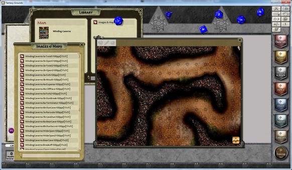 Скриншот из Fantasy Grounds - Maps: Winding Caverns