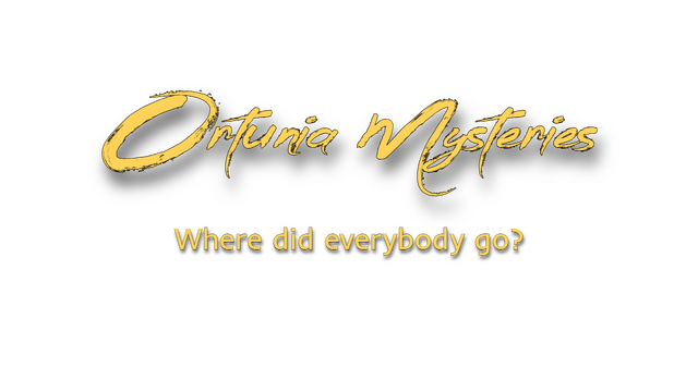 Ortunia Mysteries: Where Did Everybody Go? Logo