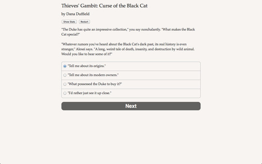 Thieves' Gambit: The Curse of the Black Cat