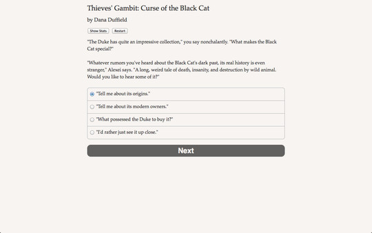 Thieves' Gambit: The Curse of the Black Catfor windows and Linux 1