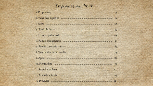 Скриншот из Prophour23 - Soundtrack