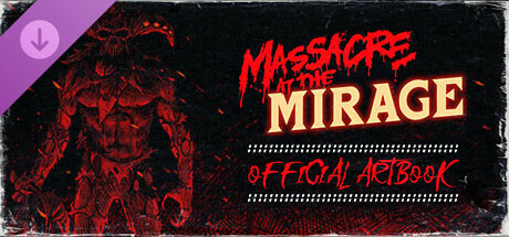 Massacre At The Mirage: Artbook cover art