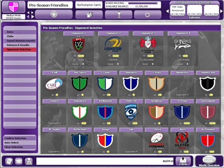 Rugby Union Team Manager 2015 PC requirements