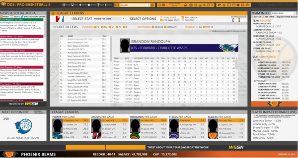скриншот Draft Day Sports Pro Basketball 4 5