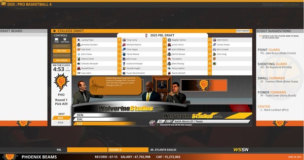 скриншот Draft Day Sports Pro Basketball 4 2
