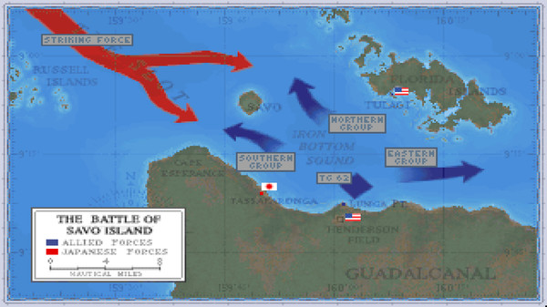 Task Force 1942: Surface Naval Action in the South Pacific screenshot