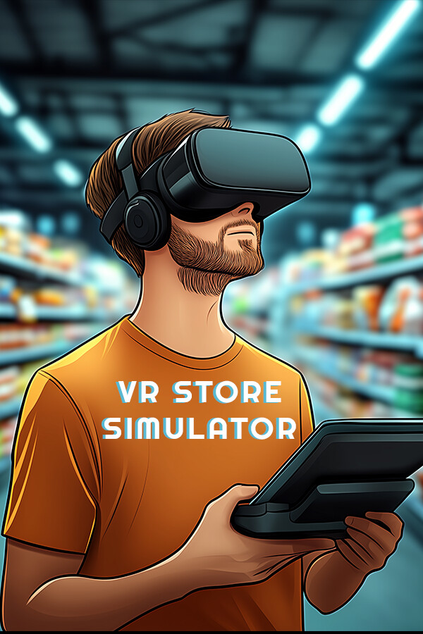 Steam portrait for VR Store Simulator.