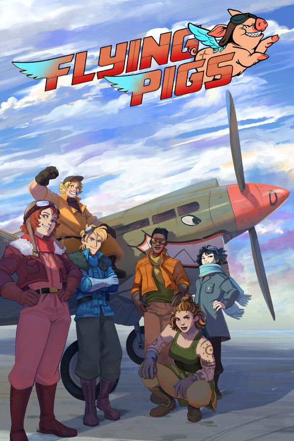 Steam portrait for Flying Pigs.