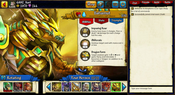 Скриншот из Kingdoms CCG