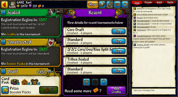 Скриншот из Kingdoms CCG