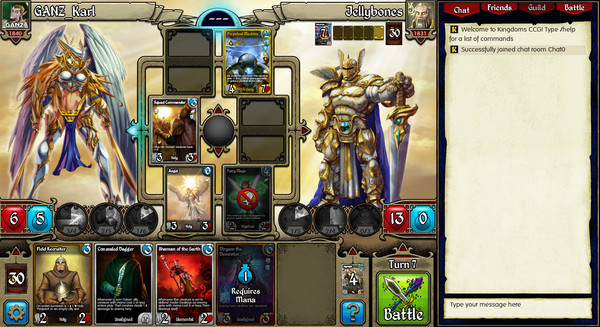 Kingdoms CCG game for Linux 1
