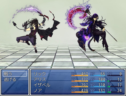 Скриншот из RPG Maker VX Ace - Dark Hero Character Pack