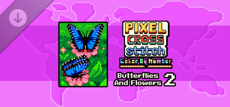 Pixel Cross Stitch - Flowers and Butterflies Pack 2 cover art