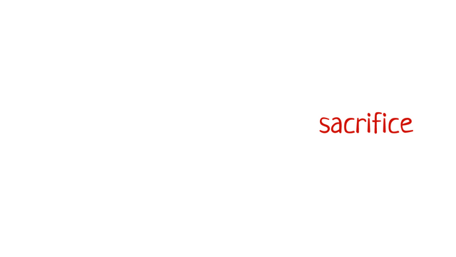 optimal conditions for a sacrifice Logo