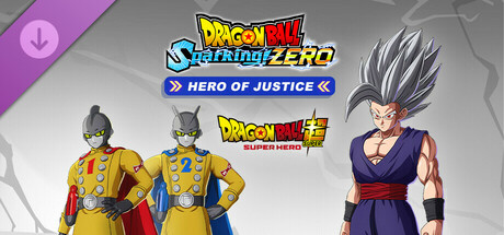 DRAGON BALL: Sparking! ZERO HERO OF JUSTICE Pack cover art