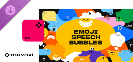 Movavi Video Editor 2025 - Emoji Speech Bubbles Pack cover art