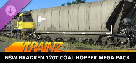 Trainz 2019 DLC - NSW Bradken 120T Coal Hopper Mega Pack cover art