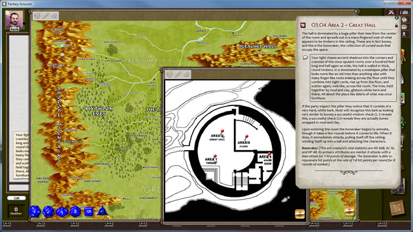 Скриншот из Fantasy Grounds - C&C: Rune Lore