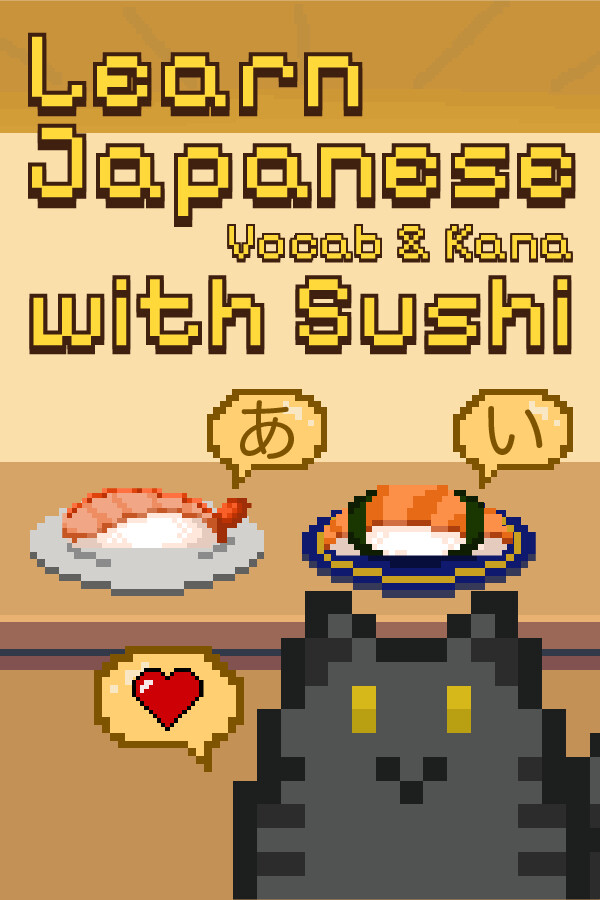 Steam portrait for Learn Japanese Kana & Vocab with Sushi.