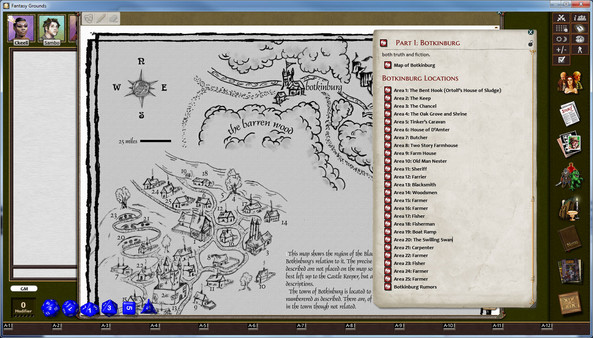 Скриншот из Fantasy Grounds - C&C: A1 Assault on Blacktooth Ridge