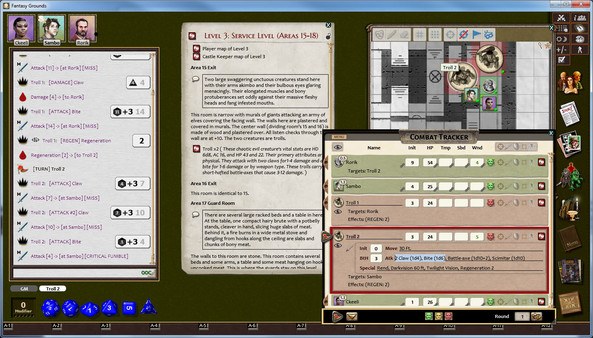 Скриншот из Fantasy Grounds - C&C: A3 The Wicked Cauldron