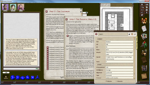 Скриншот из Fantasy Grounds - C&C: A3 The Wicked Cauldron