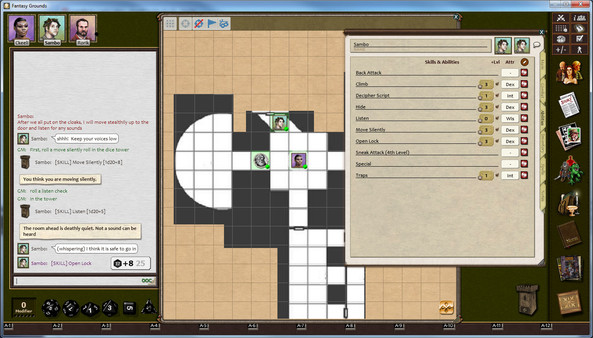 Скриншот из Fantasy Grounds - C&C: A4 Usurpers of the Fell Axe