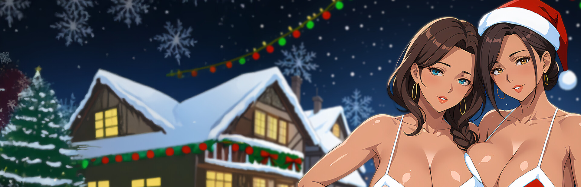 Hentai Senpai: Thiccmas Cumsluts Hero Image