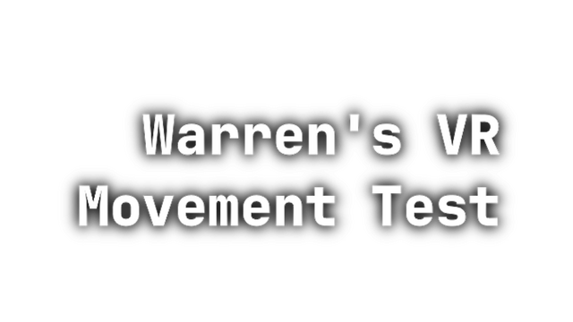Warren's VR Movement Test Logo