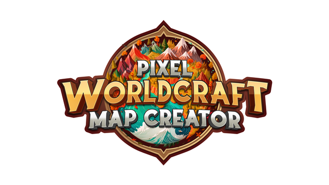 Pixel Worldcraft Map Creator Logo