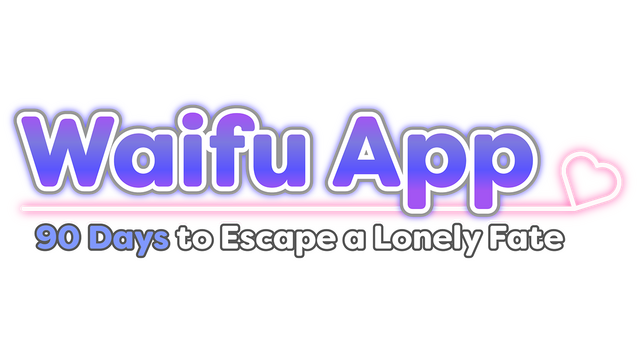 Waifu App: 90 Days to Escape a Lonely Fate Logo